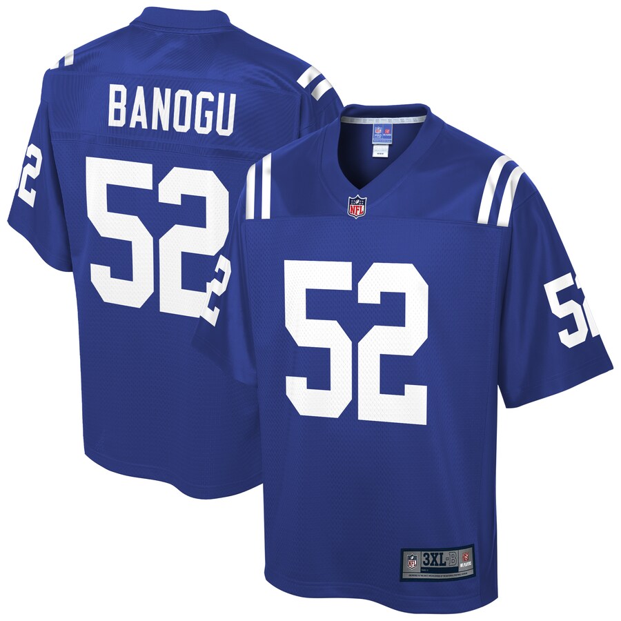 Indianapolis Colts Ben Banogu Big Tall NFL jersey front view