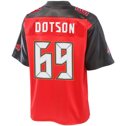 TB DD  Pro Line Red Big Tall Jersey rtj football 1877