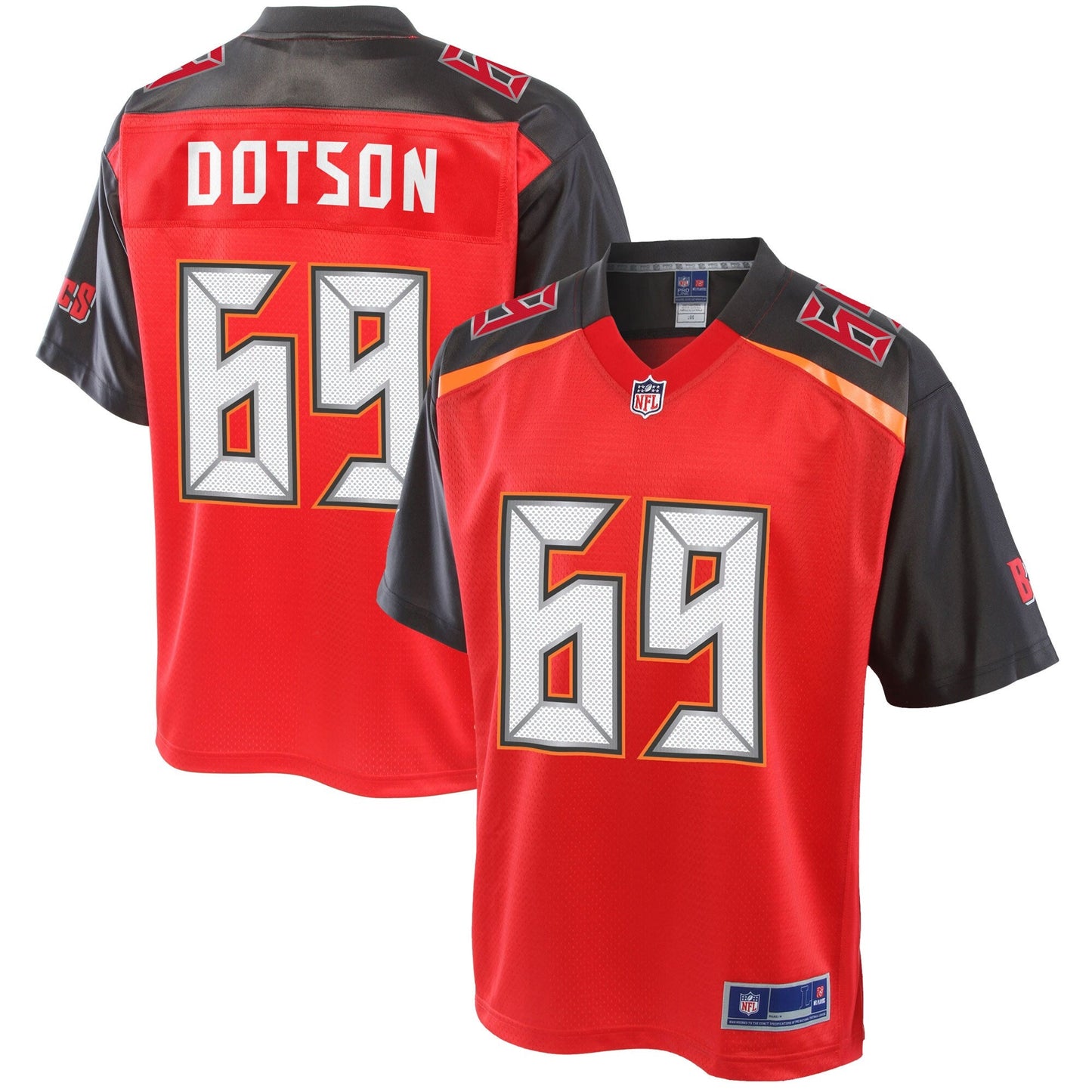 TB DD  Pro Line Red Big Tall Jersey rtj football 1877