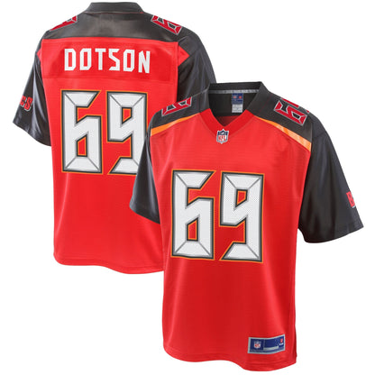TB DD  Pro Line Red Big Tall Jersey rtj football 1877