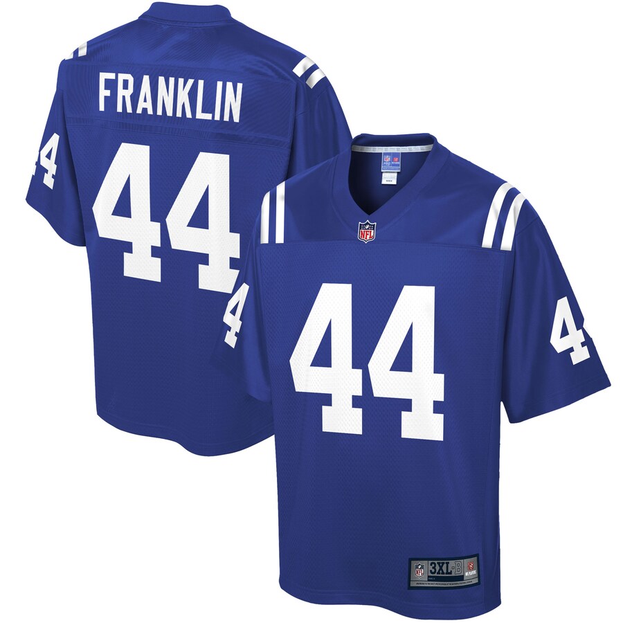 Indianapolis Colts Zaire Franklin Big Tall NFL jersey front view