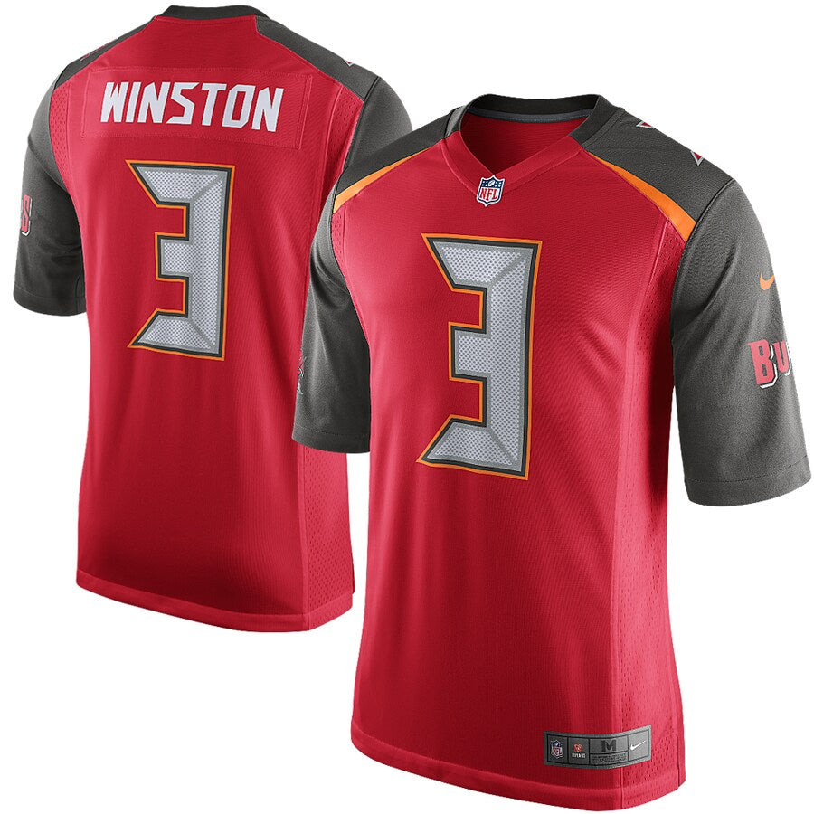 Tampa Bay Buccaneers Jameis Winston NFL jersey front view