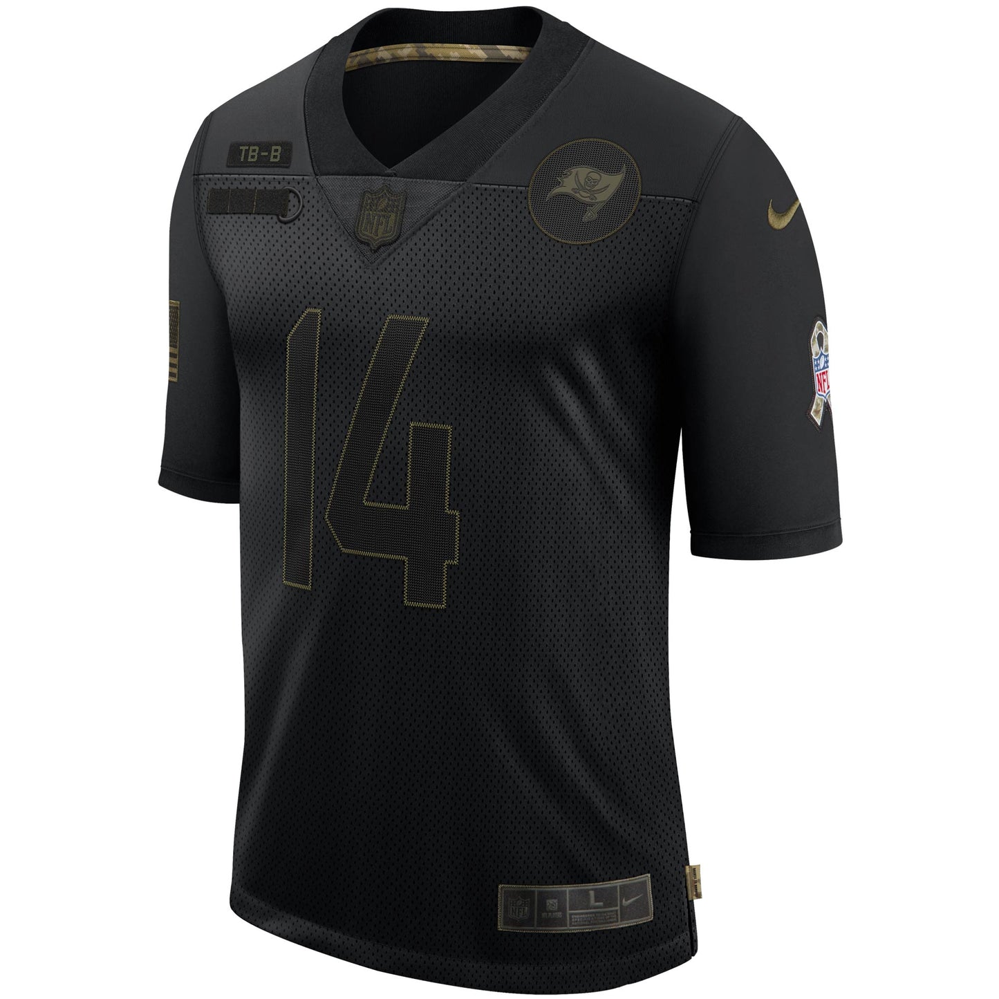 Tampa Bay Buccaneers Chris Godwin Salute To Service NFL jersey front view