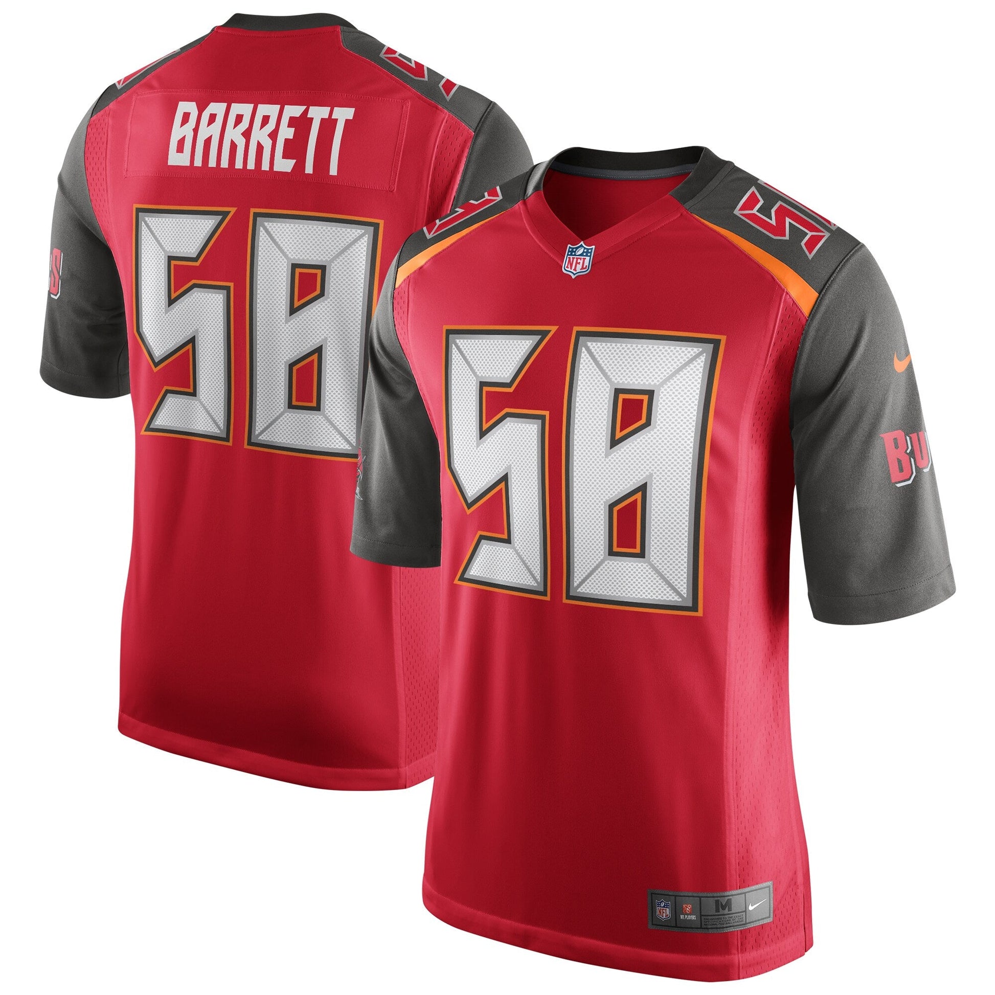 Tampa Bay Buccaneers Shaquil Barrett NFL jersey front view