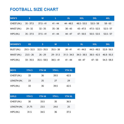 IND RM  Pro Line Royal Big Tall Team Jersey rtj football 1713