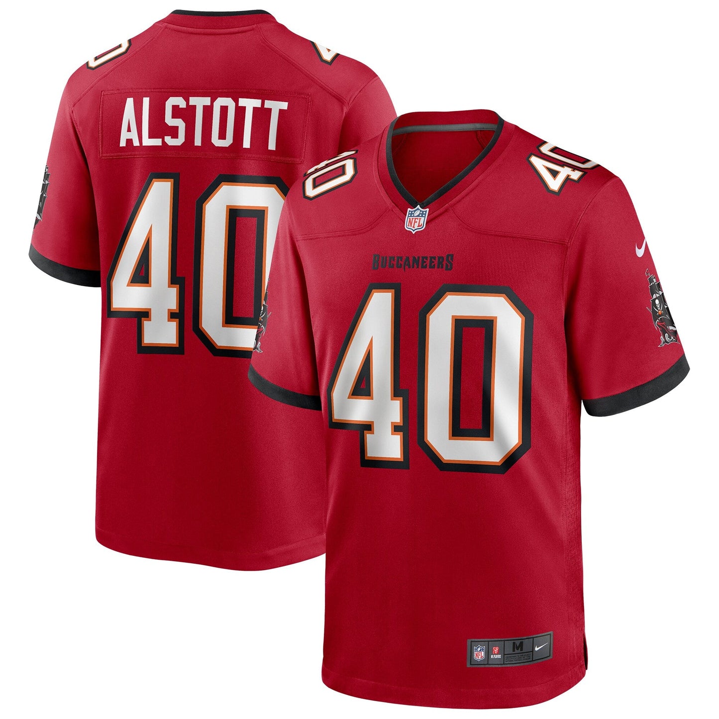 Tampa Bay Buccaneers Mike Alstott NFL jersey front view
