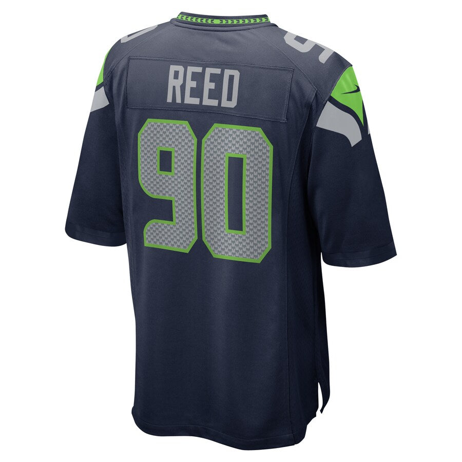 Seattle Seahawks Jarran Reed College NFL jersey front view