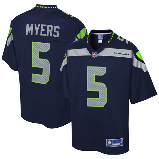 SEA JM  Pro Line College Navy Team Jersey rtj football 2081