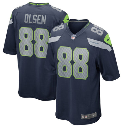 Seattle Seahawks Greg Olsen College NFL jersey front view