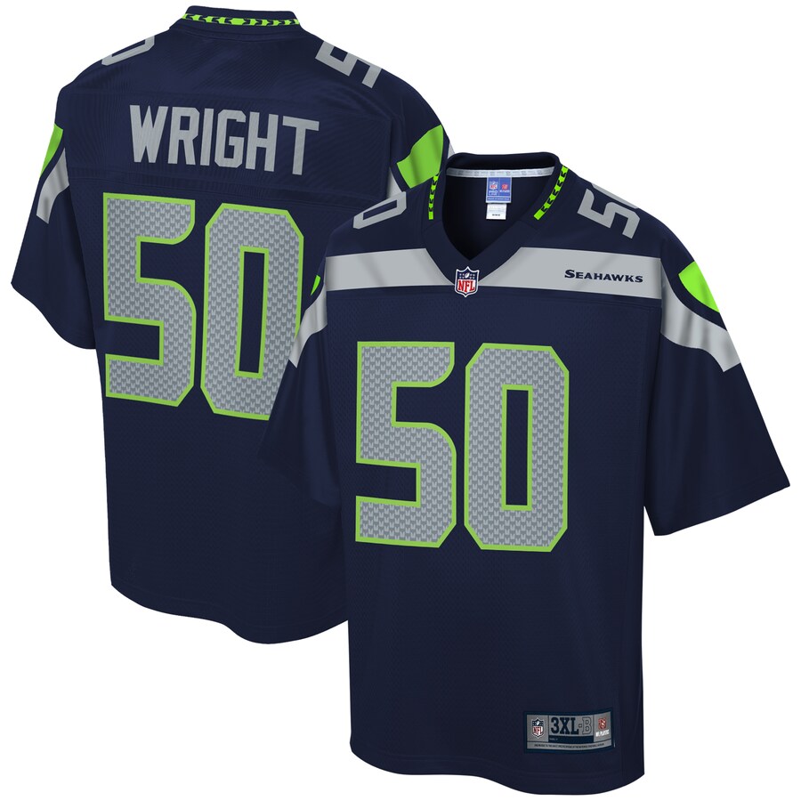 Seattle Seahawks Kj Wright College Big Tall NFL jersey front view