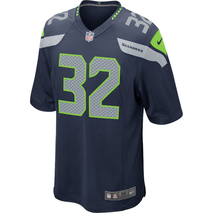 Seattle Seahawks Chris Carson NFL jersey front view