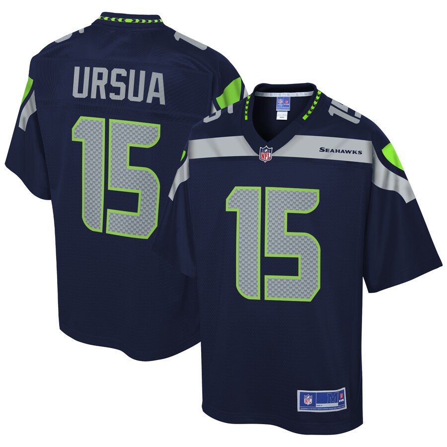 SEA JU  Pro Line College Navy Team Jersey rtj football 2079