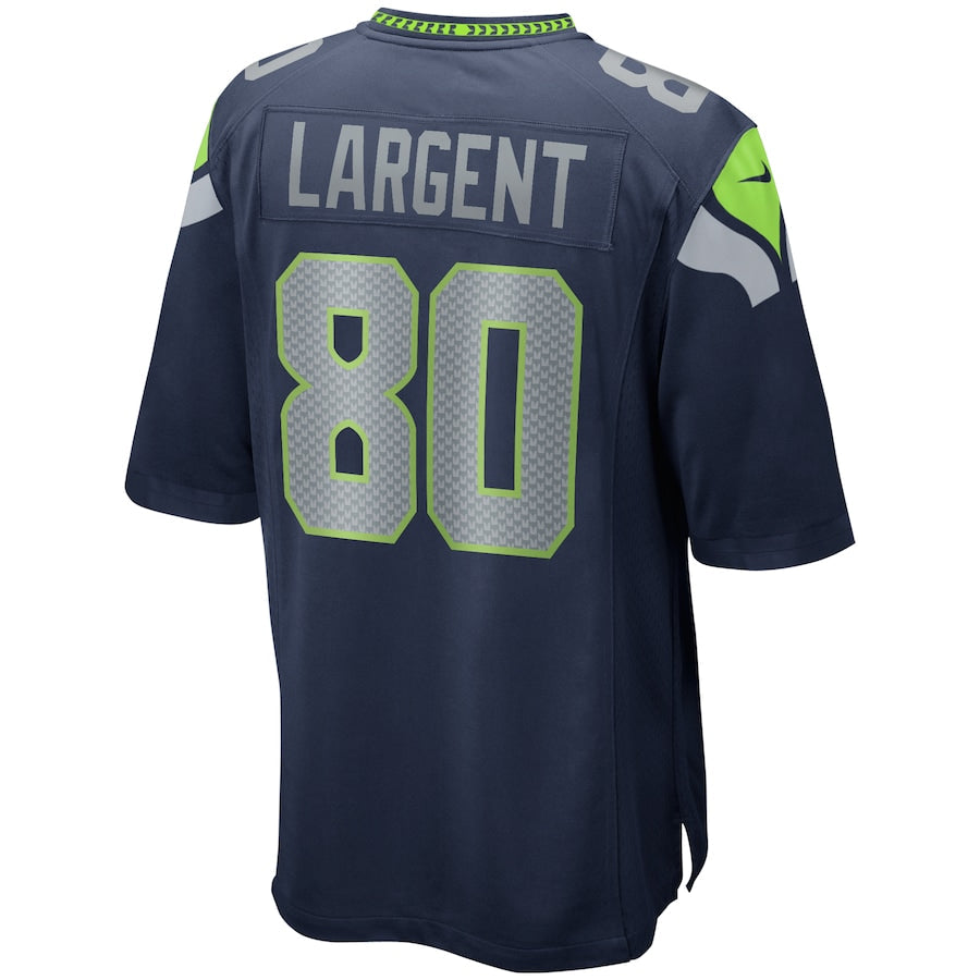 Seattle Seahawks Steve Largent College NFL jersey front view