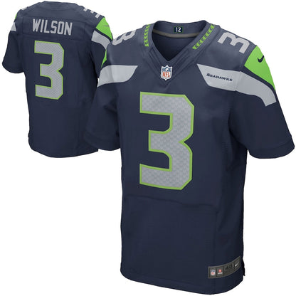 Seattle Seahawks S Russell Wilson College NFL jersey front view