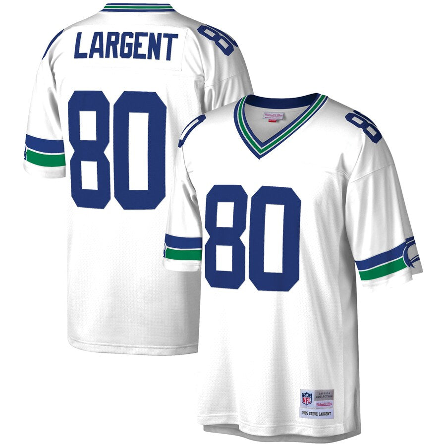 Seattle Seahawks Steve Largent Legacy NFL jersey front view