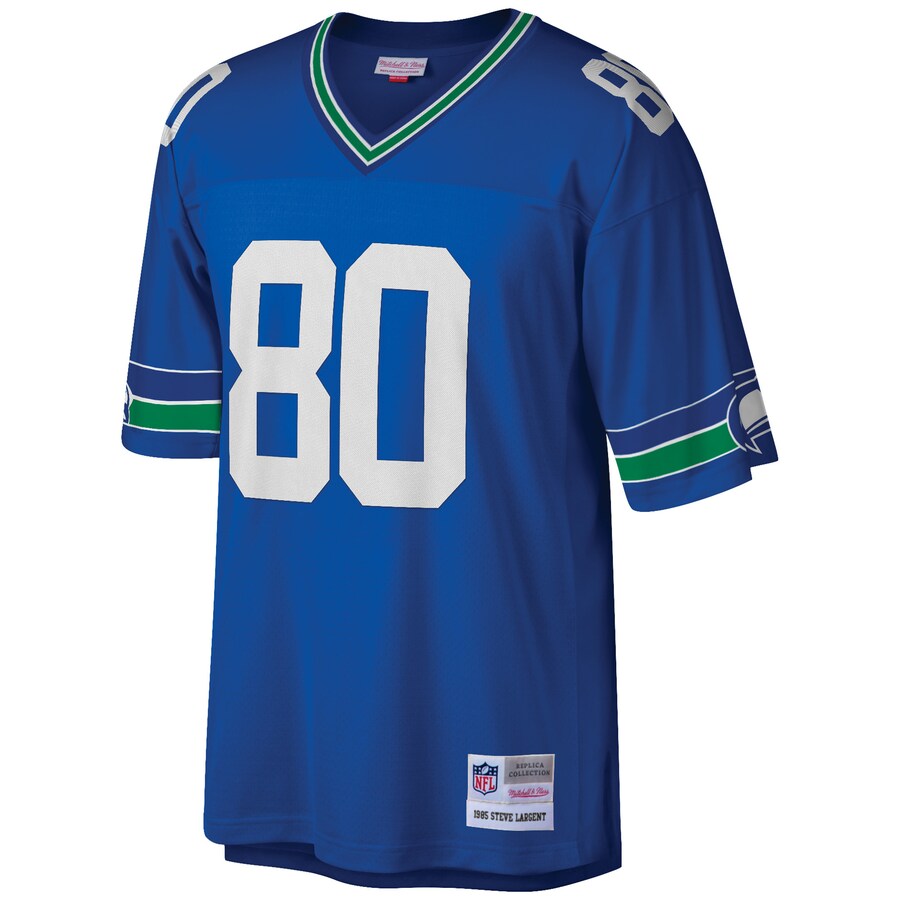 Seattle Seahawks Steve Largent Big Tall NFL jersey front view