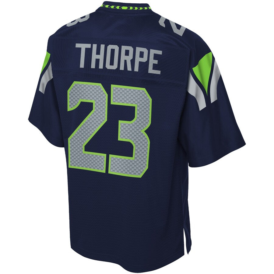Seattle Seahawks Neiko Thorpe College NFL jersey front view