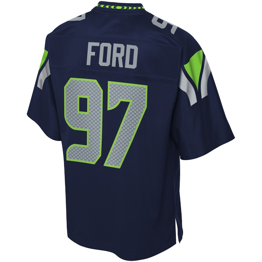 Seattle Seahawks Poona Ford College Big Tall NFL jersey front view