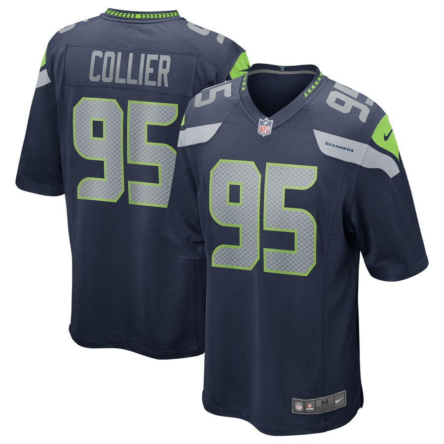 Seattle Seahawks Lj Collier College NFL jersey front view
