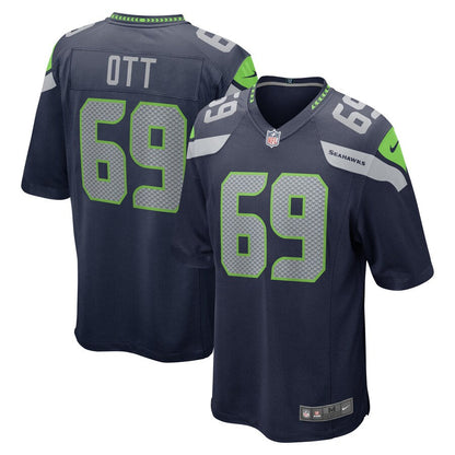 Seattle Seahawks Tyler Ott College NFL jersey front view