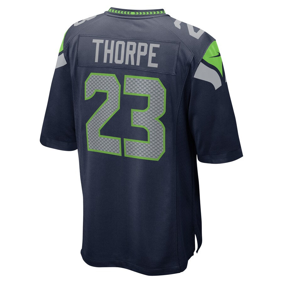 Seattle Seahawks Neiko Thorpe College NFL jersey front view
