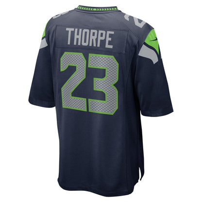 Seattle Seahawks Neiko Thorpe College NFL jersey front view
