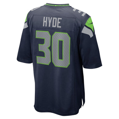 Seattle Seahawks Carlos Hyde College NFL jersey front view