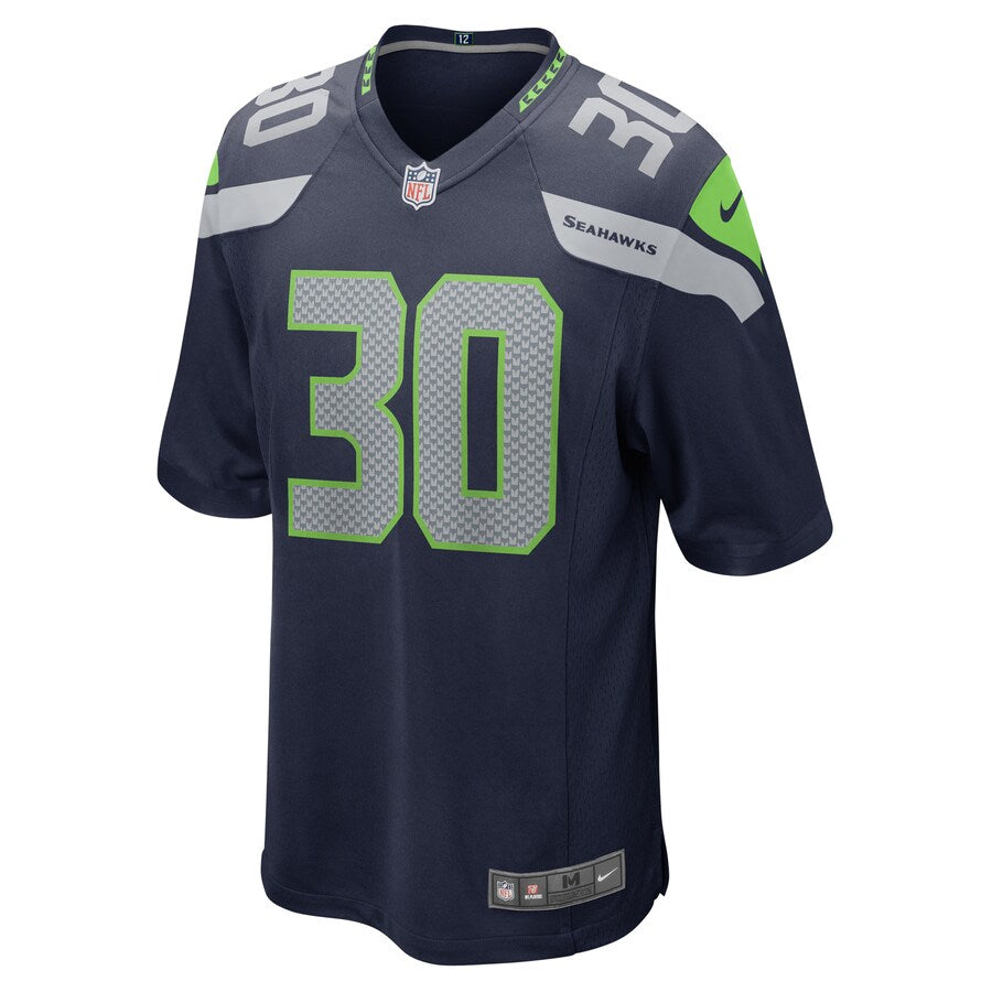 Seattle Seahawks Carlos Hyde College NFL jersey front view