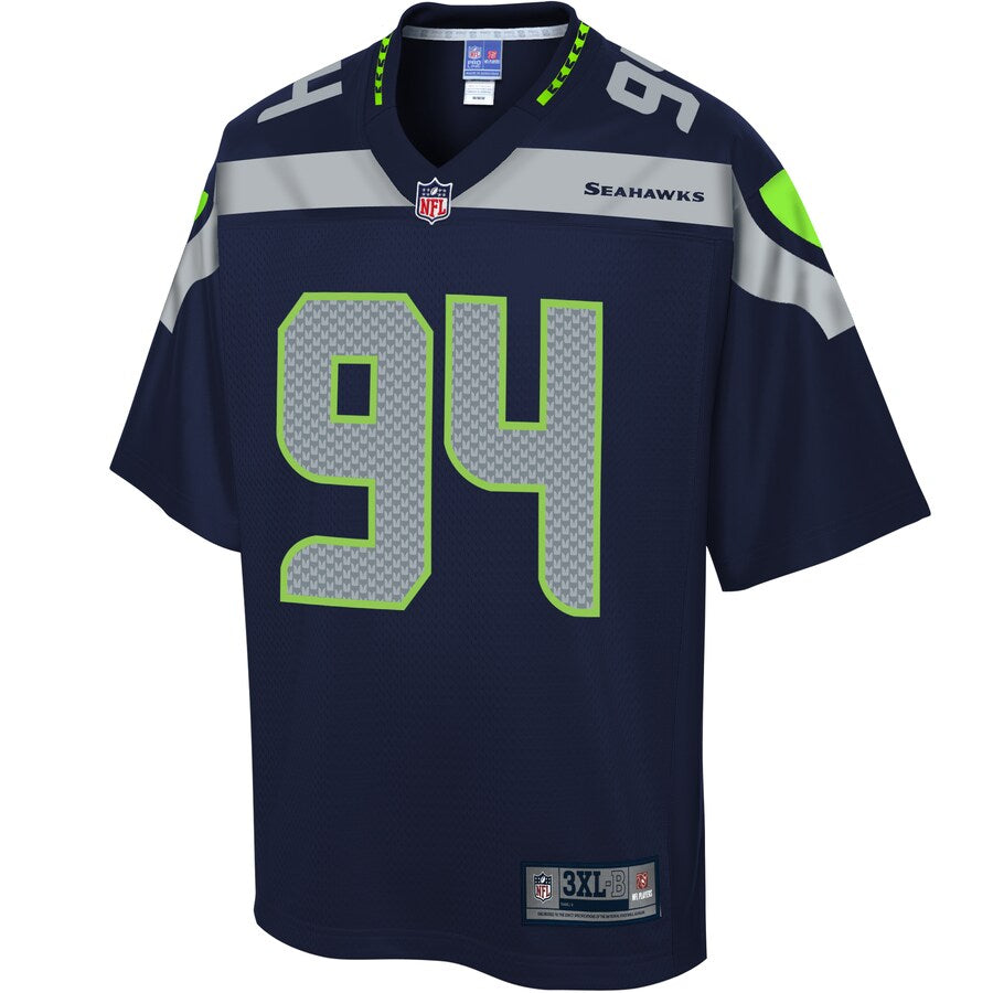 Seattle Seahawks Ziggy Ansah College Big Tall NFL jersey front view