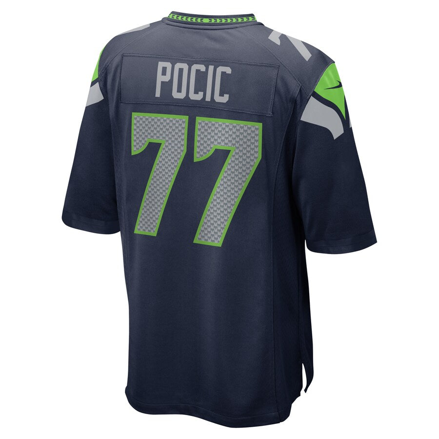Seattle Seahawks Ethan Pocic College NFL jersey front view