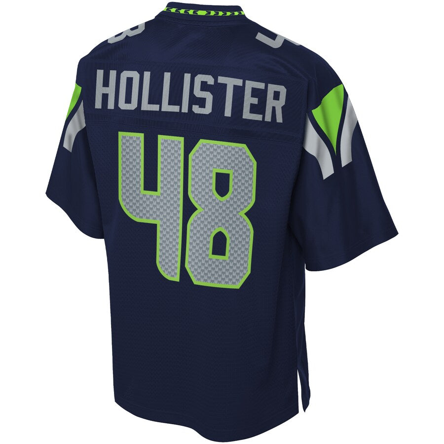 Seattle Seahawks Jacob Hollister College NFL jersey front view