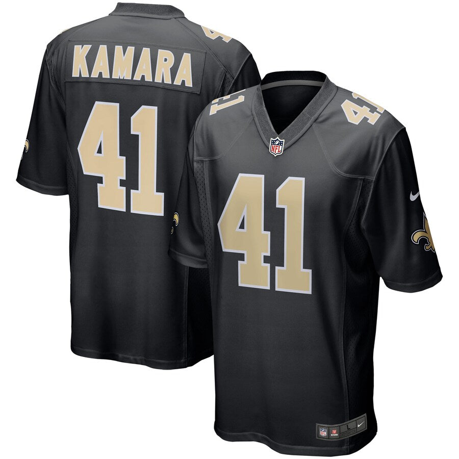 New Orleans Saints Alvin Kamara Event NFL jersey front view