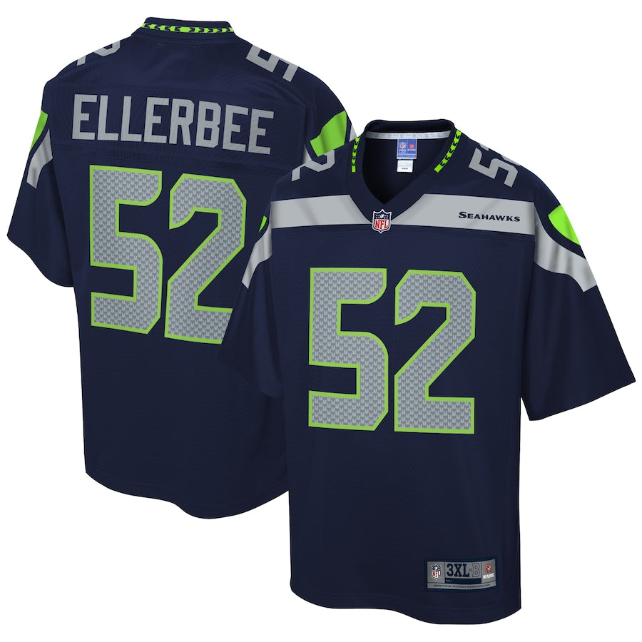 Seattle Seahawks Emmanuel Ellerbee College Big Tall NFL jersey front view