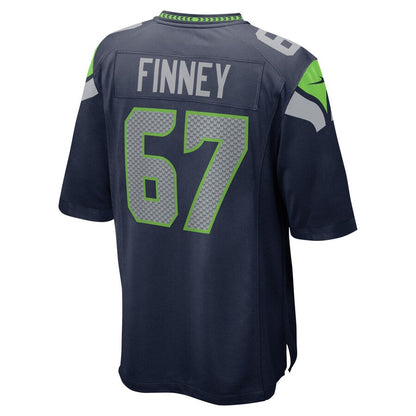 Seattle Seahawks Bj Finney College NFL jersey front view