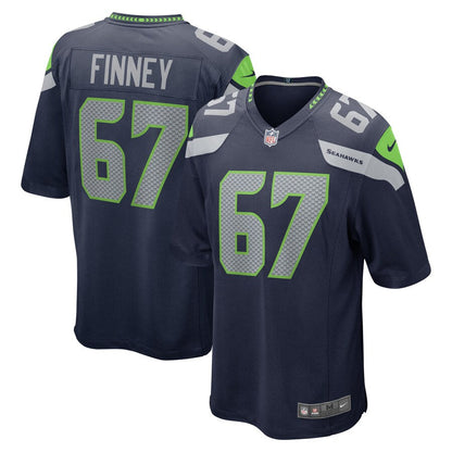 Seattle Seahawks Bj Finney College NFL jersey front view
