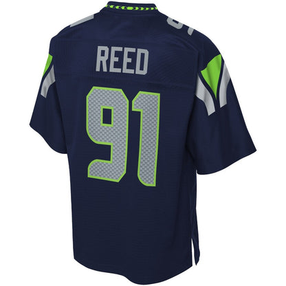 Seattle Seahawks Jarran Reed College NFL jersey front view