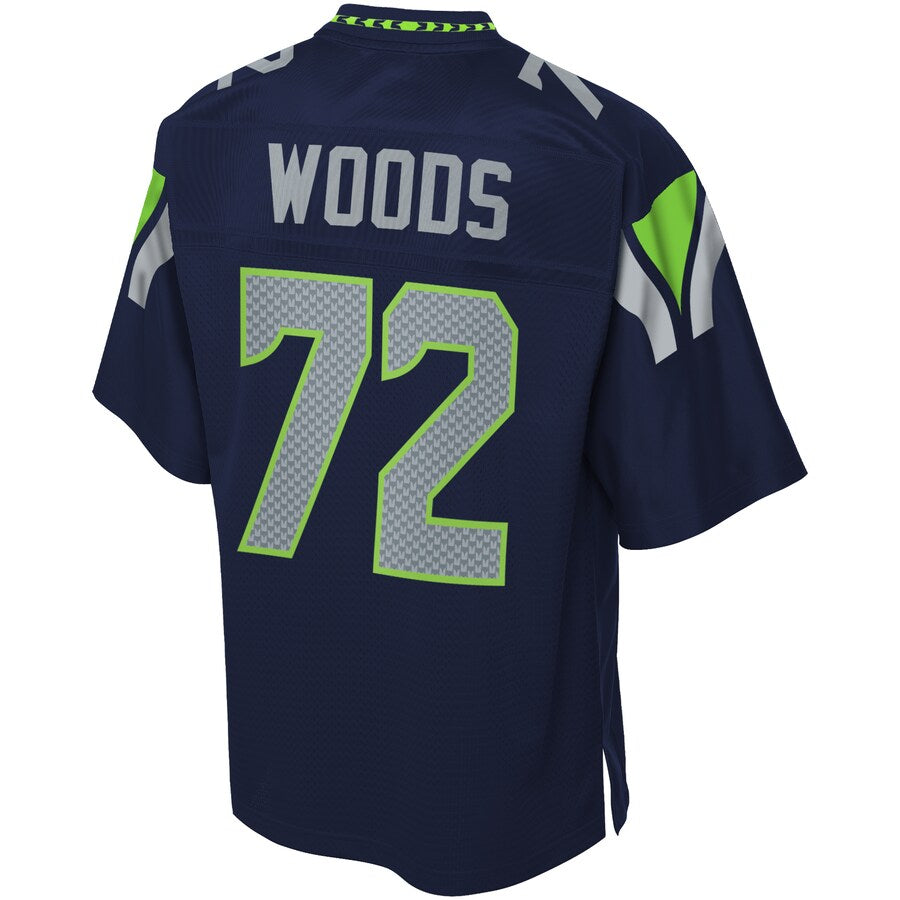 Seattle Seahawks Al Woods College NFL jersey front view