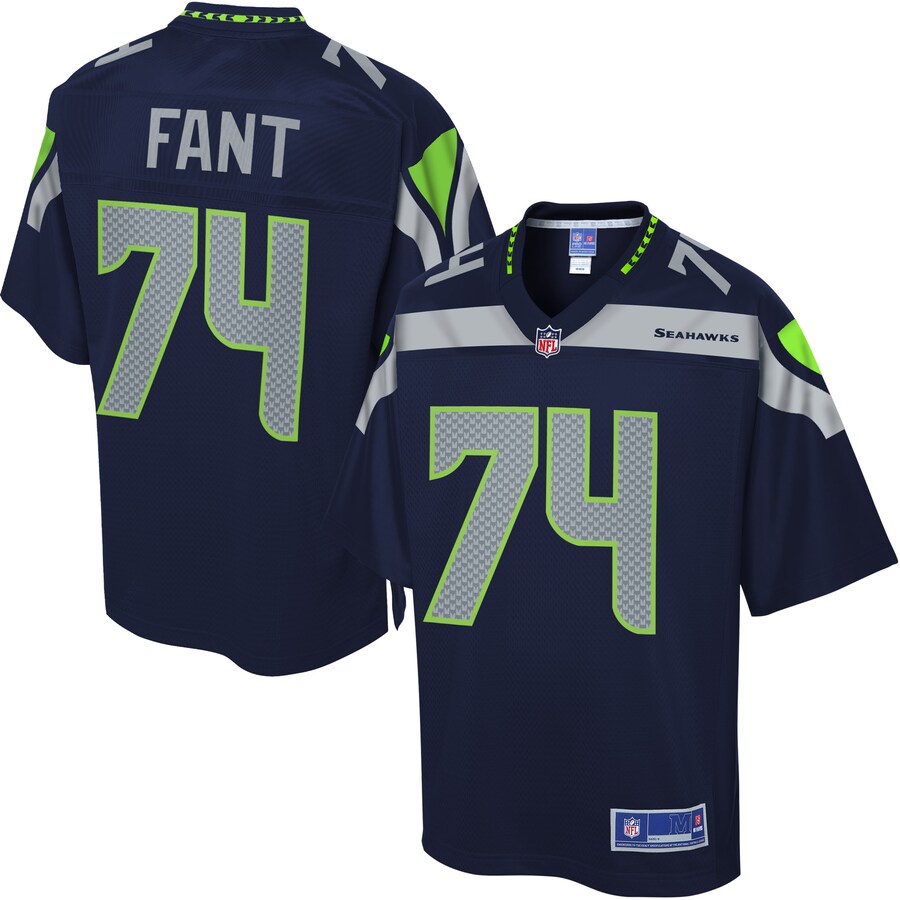 Seattle Seahawks George Fant College NFL jersey front view