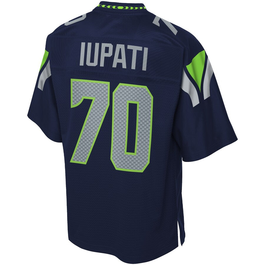 Seattle Seahawks Mike Iupati College Big Tall NFL jersey front view