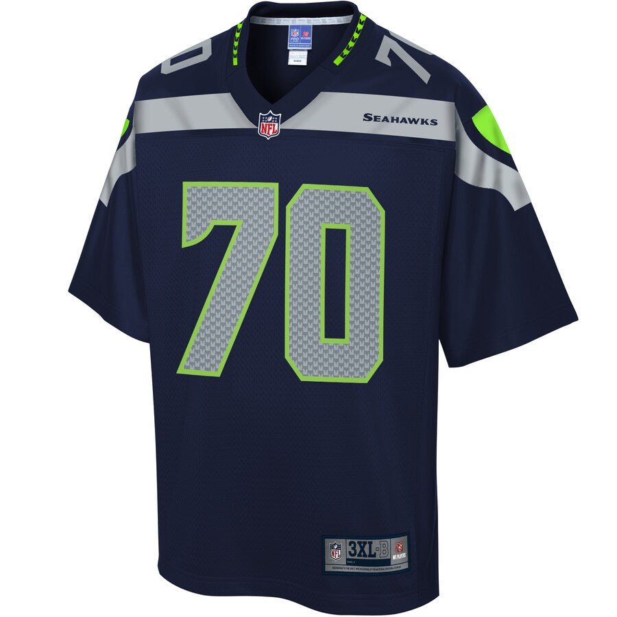 Seattle Seahawks Mike Iupati College Big Tall NFL jersey front view