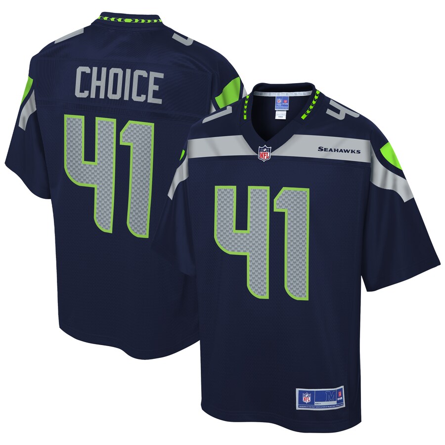 SEA AC  Pro Line College Navy Jersey rtj football 2152