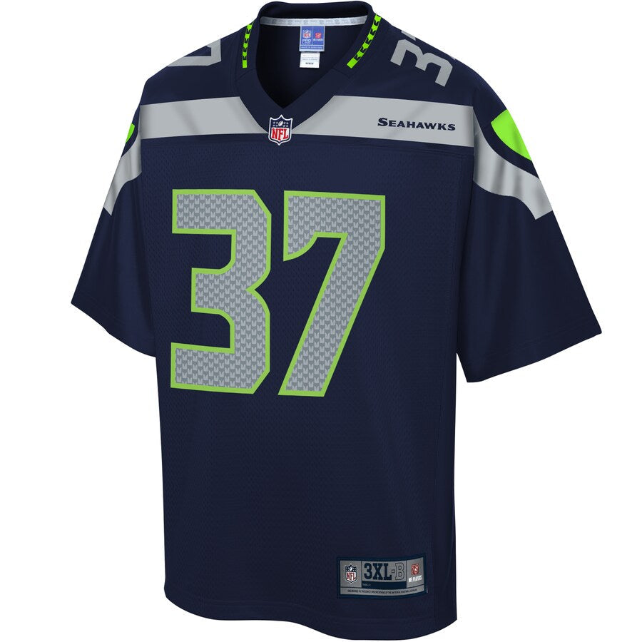 SEA QD  Pro Line College Navy Big Tall Jersey rtj football 2147