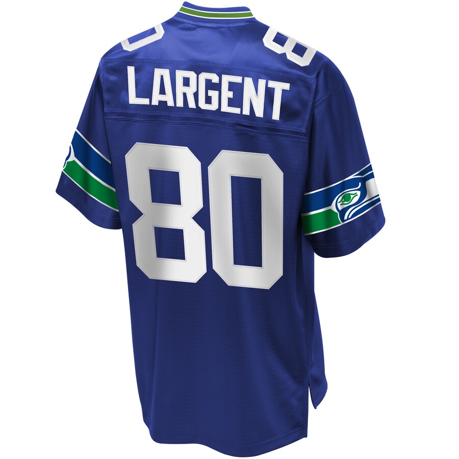 Seattle Seahawks Steve Largent NFL jersey front view