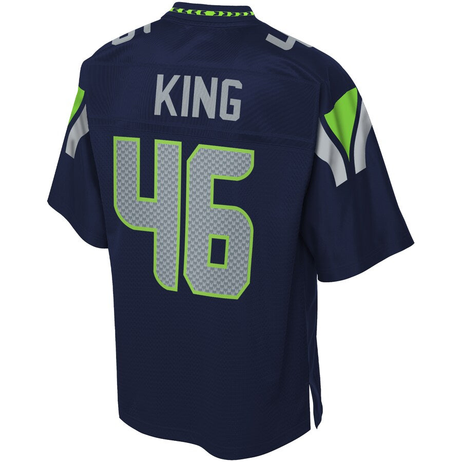 Seattle Seahawks Akeem King College Big Tall NFL jersey front view