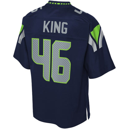 Seattle Seahawks Akeem King College Big Tall NFL jersey front view