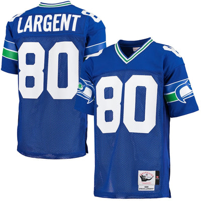 Seattle Seahawks Steve Largent NFL jersey front view