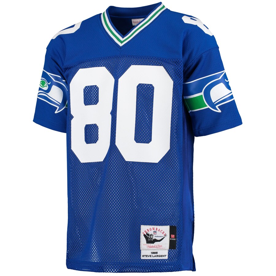 Seattle Seahawks Steve Largent NFL jersey front view