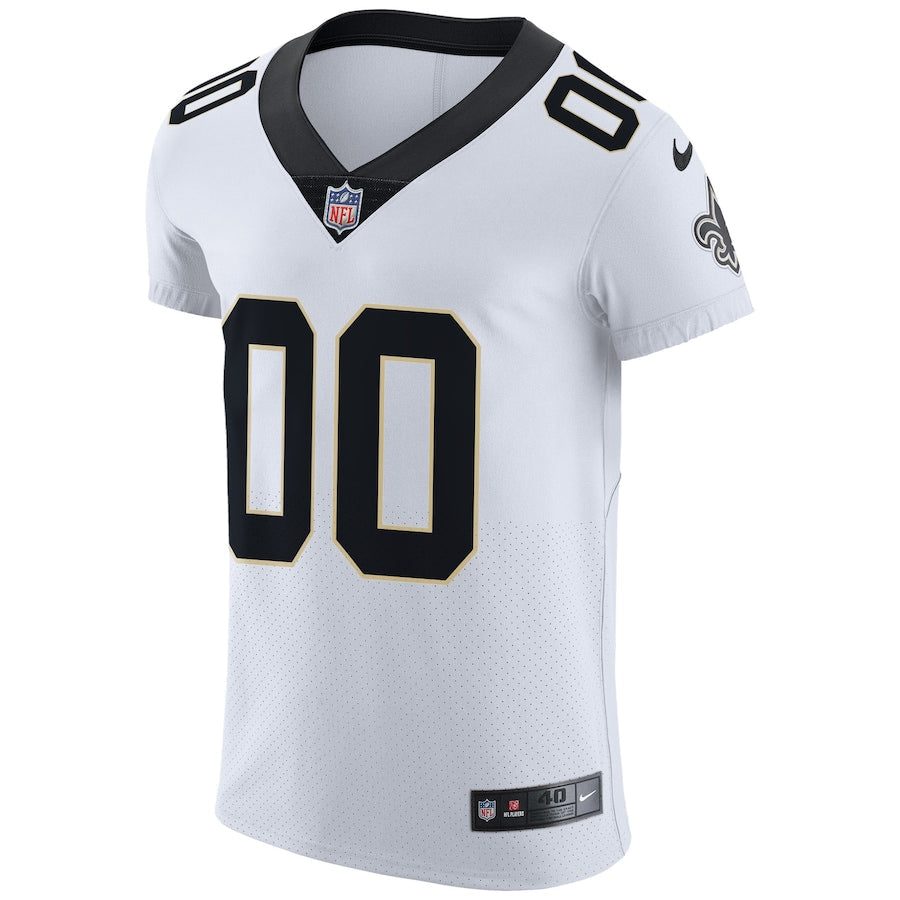 NO White Elite Custom Jersey rtj football 2284