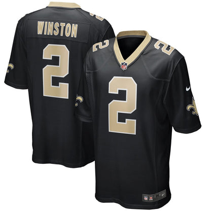 New Orleans Saints Jameis Winston NFL jersey front view