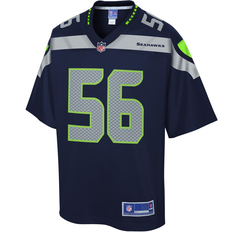 SEA MK  Pro Line College Navy Team Jersey rtj football 2113